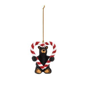 Black Bear Christmas Ornament "Holiday Sweethart" by Jeff Fleming Bearfoots